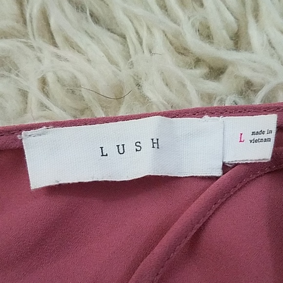 Antique Dusty Rose Romantic Flowy Blouse - Picture 4 of 4